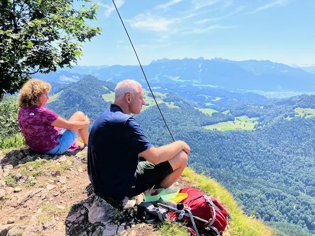 Rast mit Fernsicht auf dem Kitzstein | © Martin Wittmann