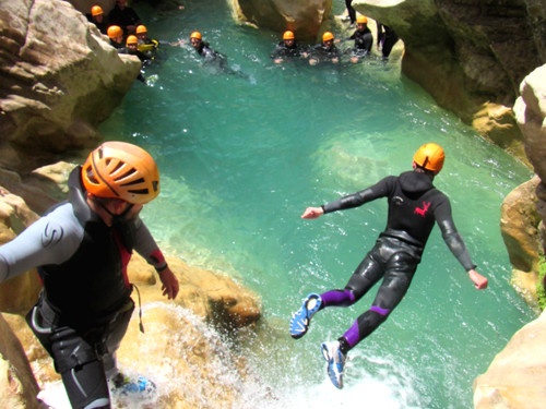 canyoning pixabay