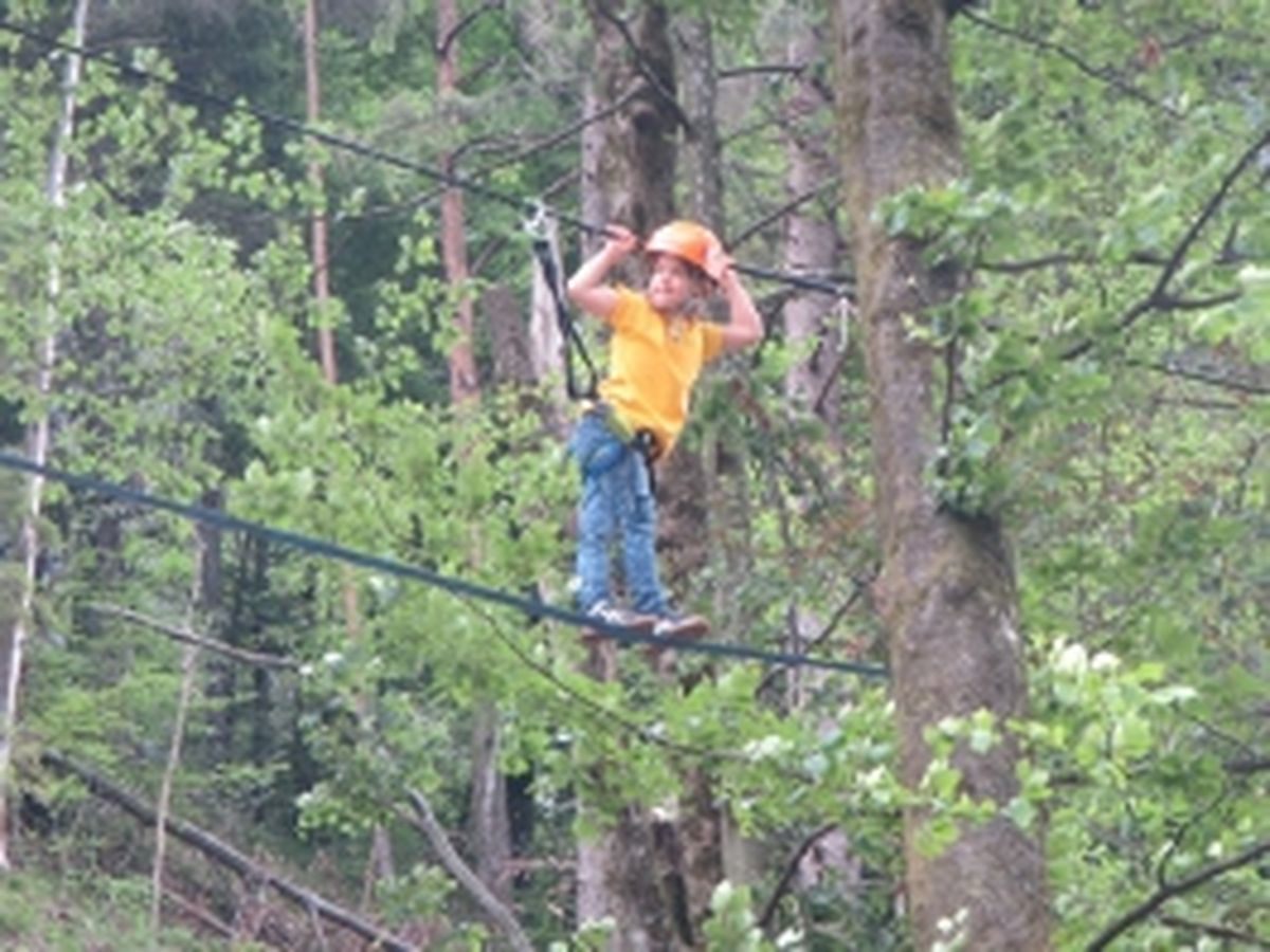 ÖAV Teufelstein eigener Hochseilgarten