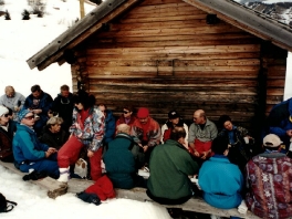 Brotzeit am Campolongopaß - 1998_1