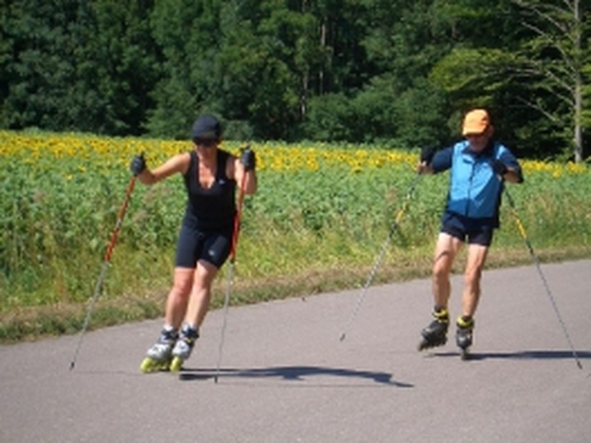 Rollerskitraining 2008