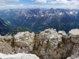 Geodätische Messungen der TU München am Hochvogel