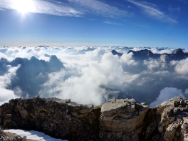Geodätische Messungen der TU München am Hochvogel