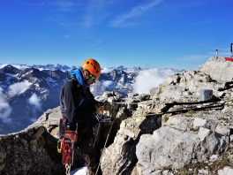 Geodätische Messungen der TU München am Hochvogel