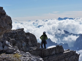 Geodätische Messungen der TU München am Hochvogel