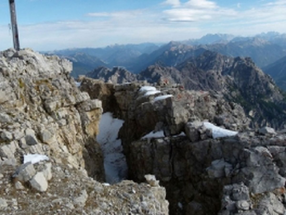 Spalte auf dem Hochvogel | Printausgabe TT 23.09.2014