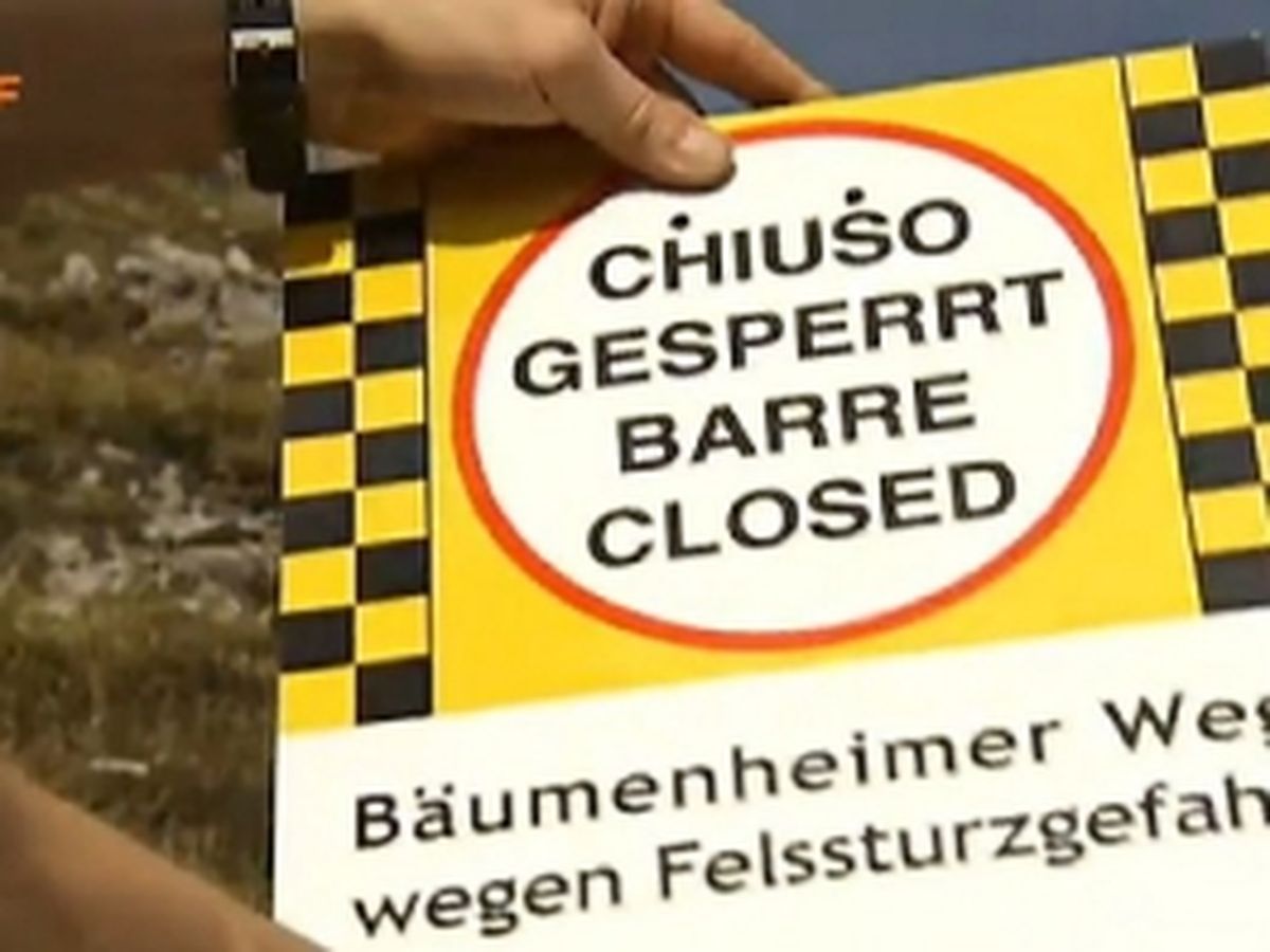 Sperrung Bäumenheimer Weg