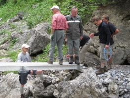 Wegebau Hinterhornbach 2011+2012